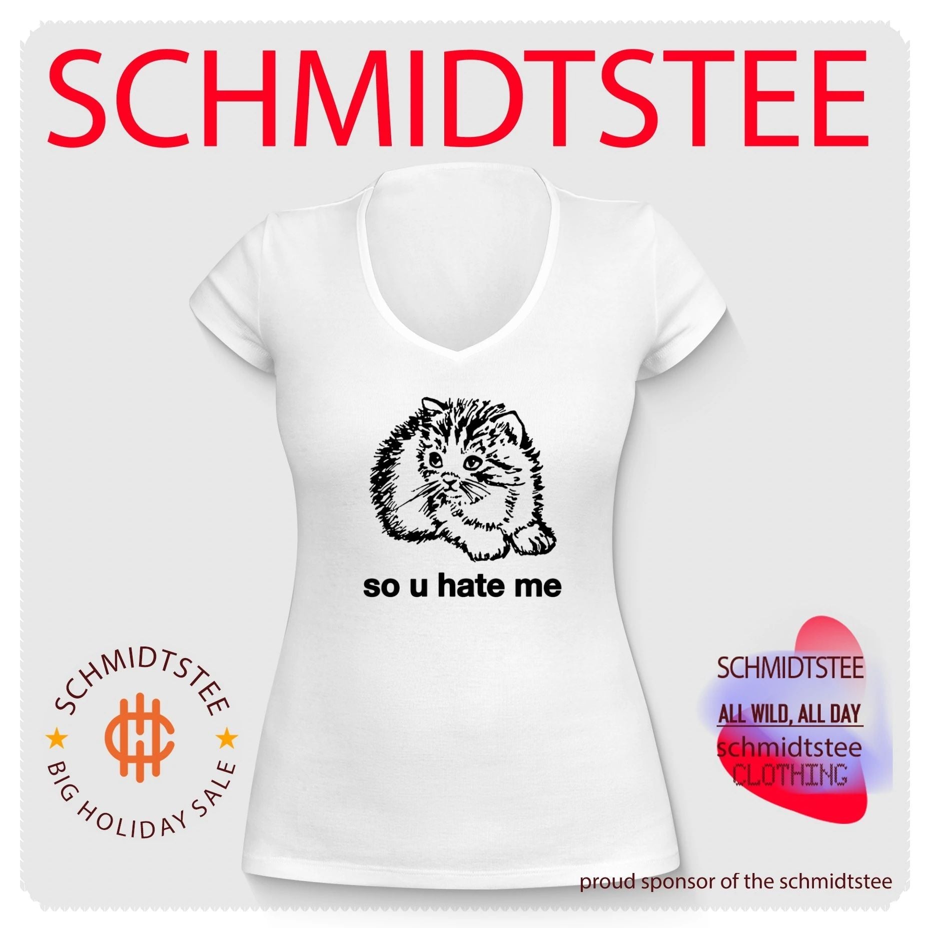 So U hate me cat shirt