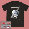 Megadeth Canada 2026 Tour Merch Vic Let There Be Shred With Dates Back Two Sided T-Shirt
