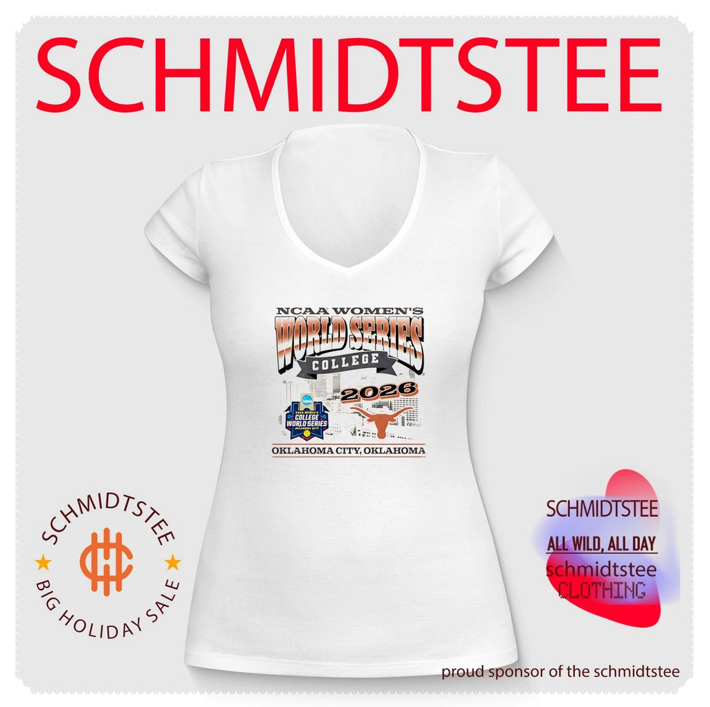 Texas Softball 2026 Women’s College World Series skyline shirt