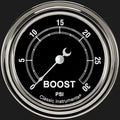 Classic Instruments Traditional 2 5/8″ Boost Gauge, 30 PSI