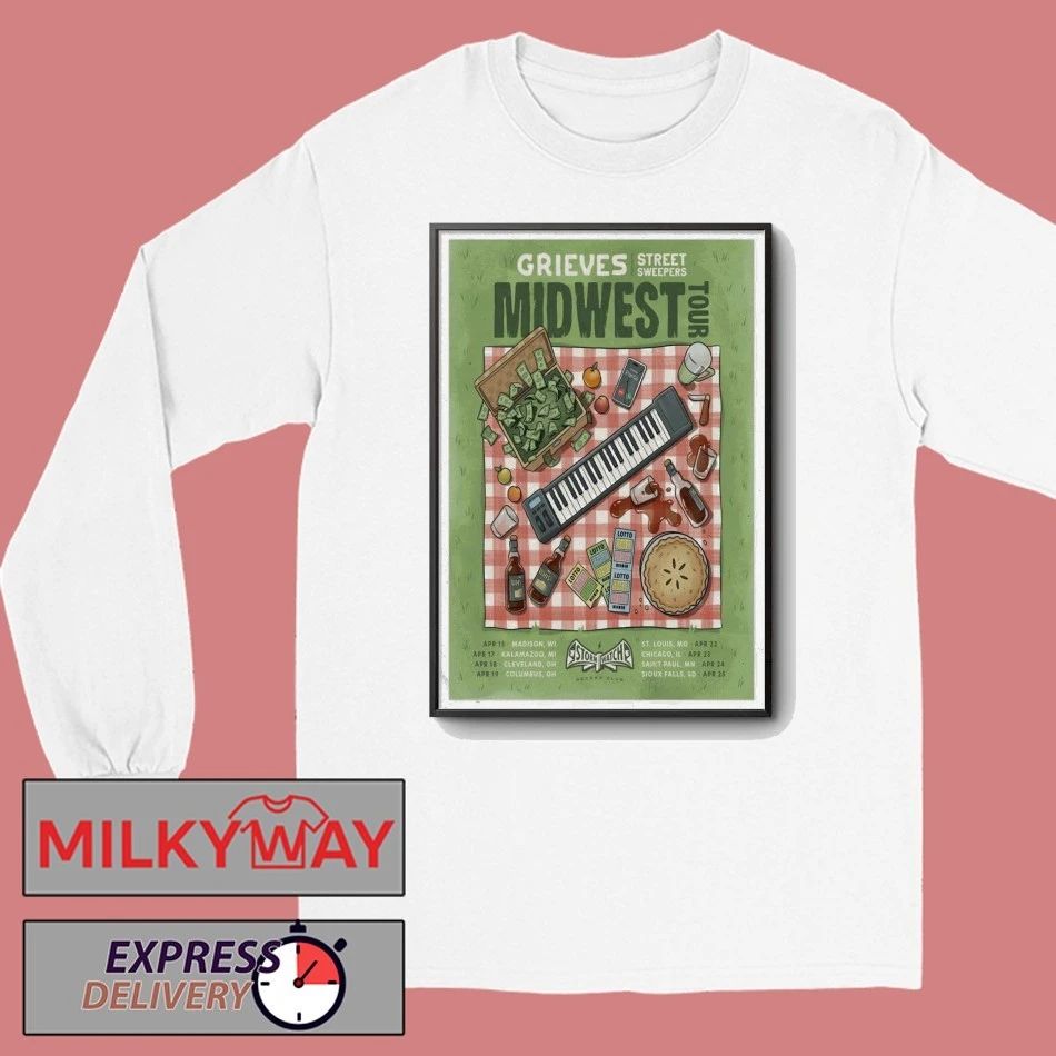 GRIEVES Midwest Tour Spring 2026 Poster shirt