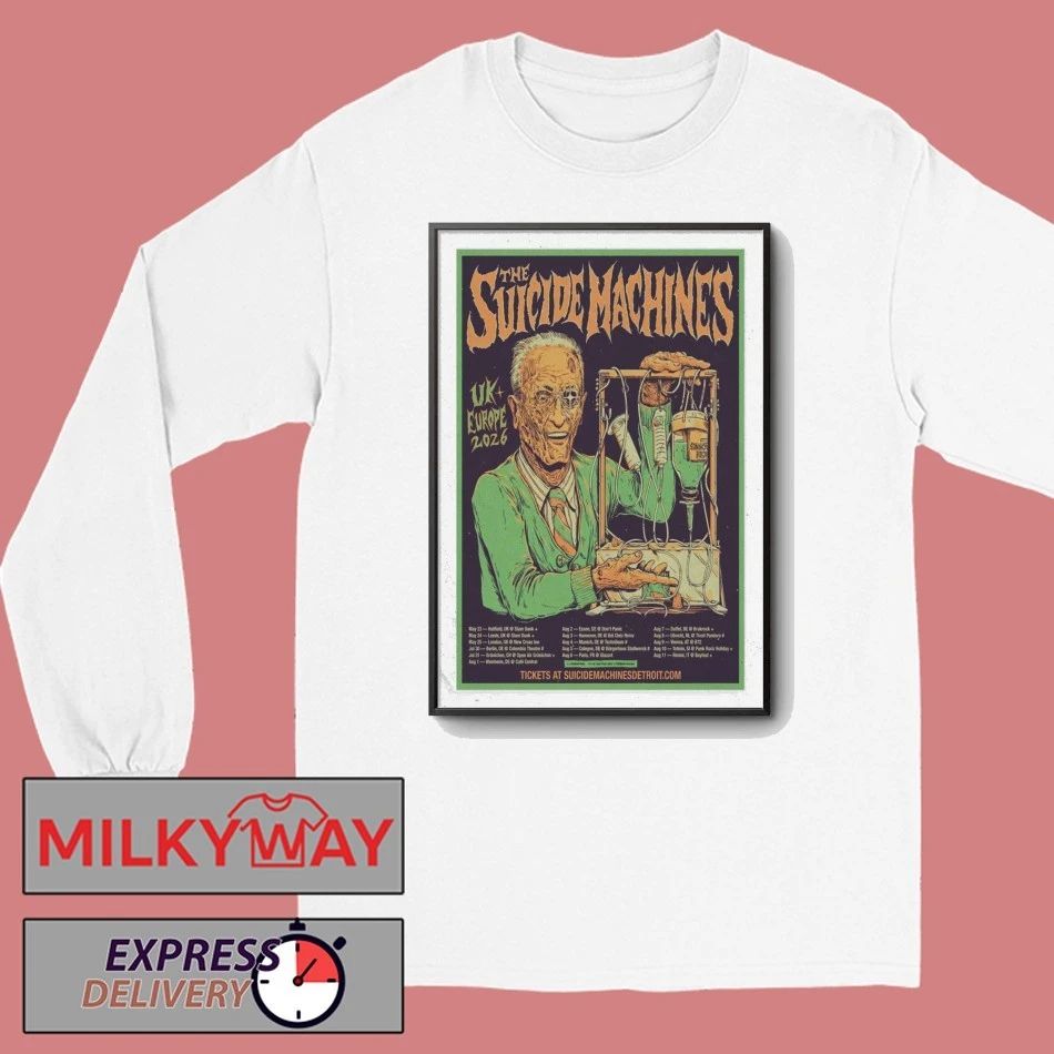 The Suicide Machines UK, Europe Tour shirt