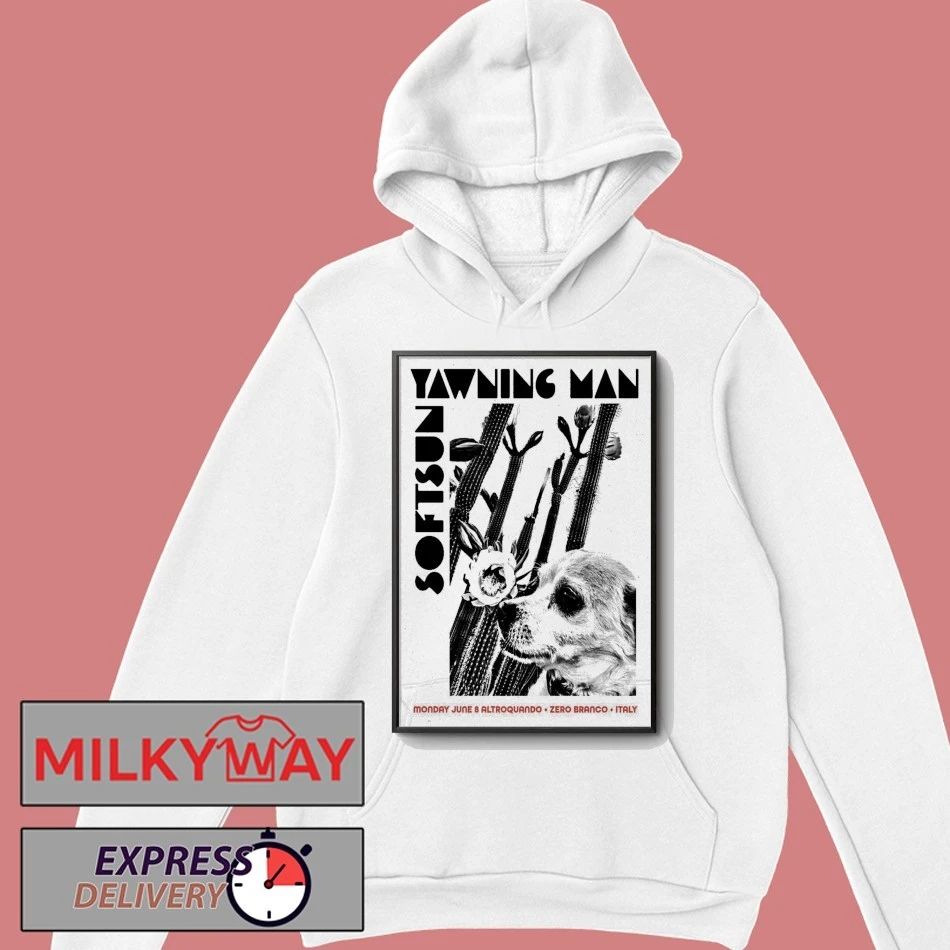 Yawning Man June 8 2026 in Zero Branco Italy Poster shirt