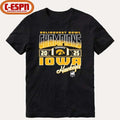 Iowa Hawkeyes 2025 Reliaquest Bowl Champions Official T-Shirt
