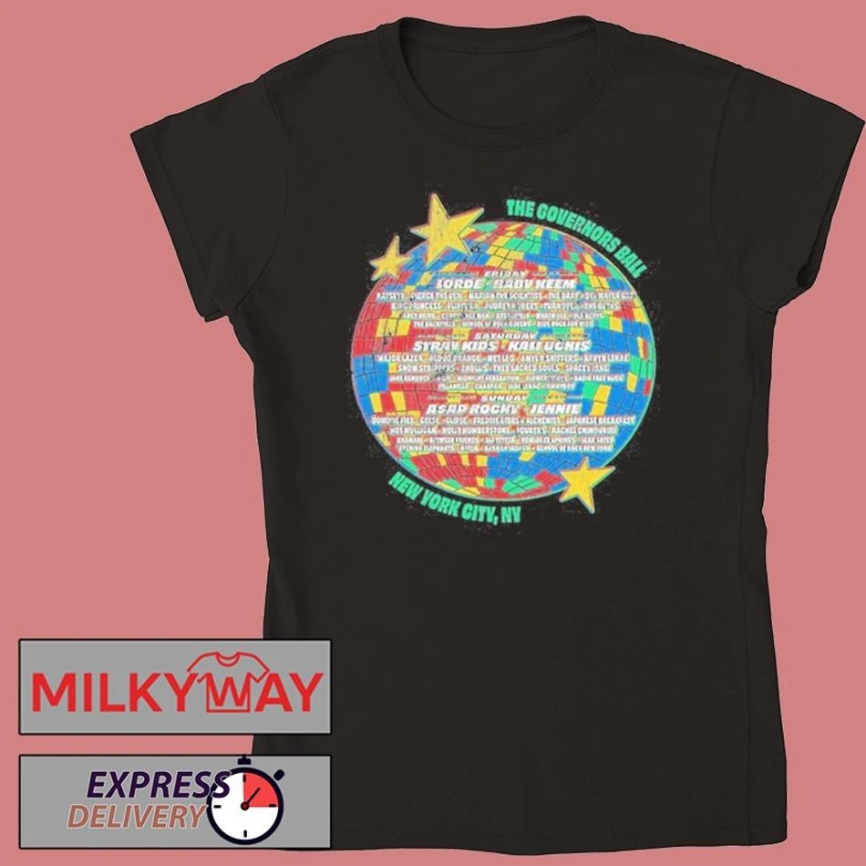 Governors Ball June 5 & 7 2026 New York TOUR shirt