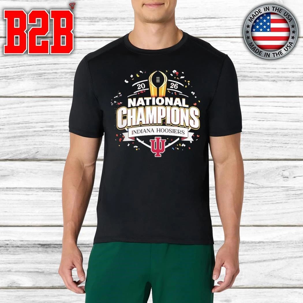 Indiana Hoosiers National Champions 2026 Trophy Shirt
