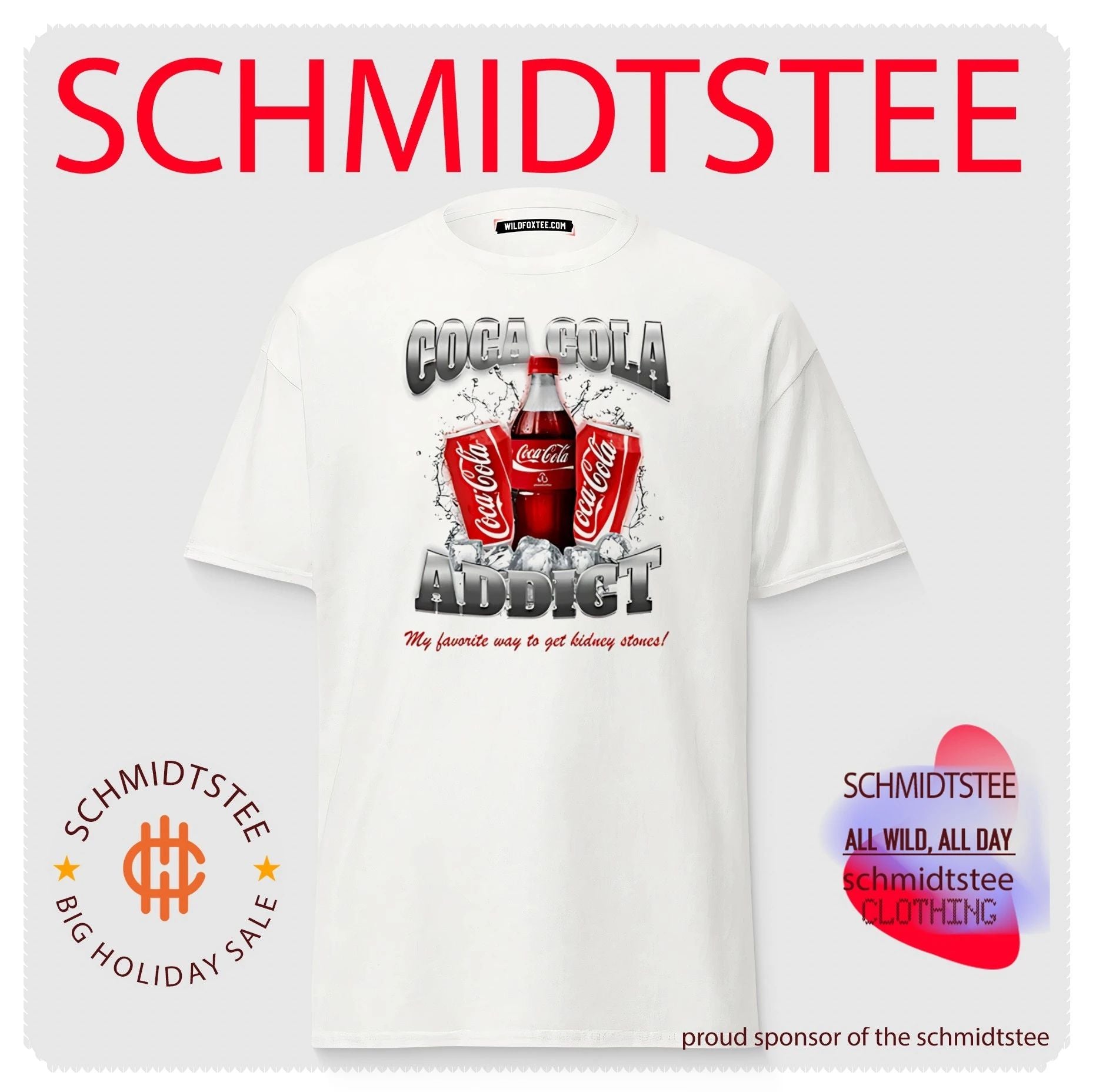 Coca Cola addict my favorite way to get kidney stones shirt