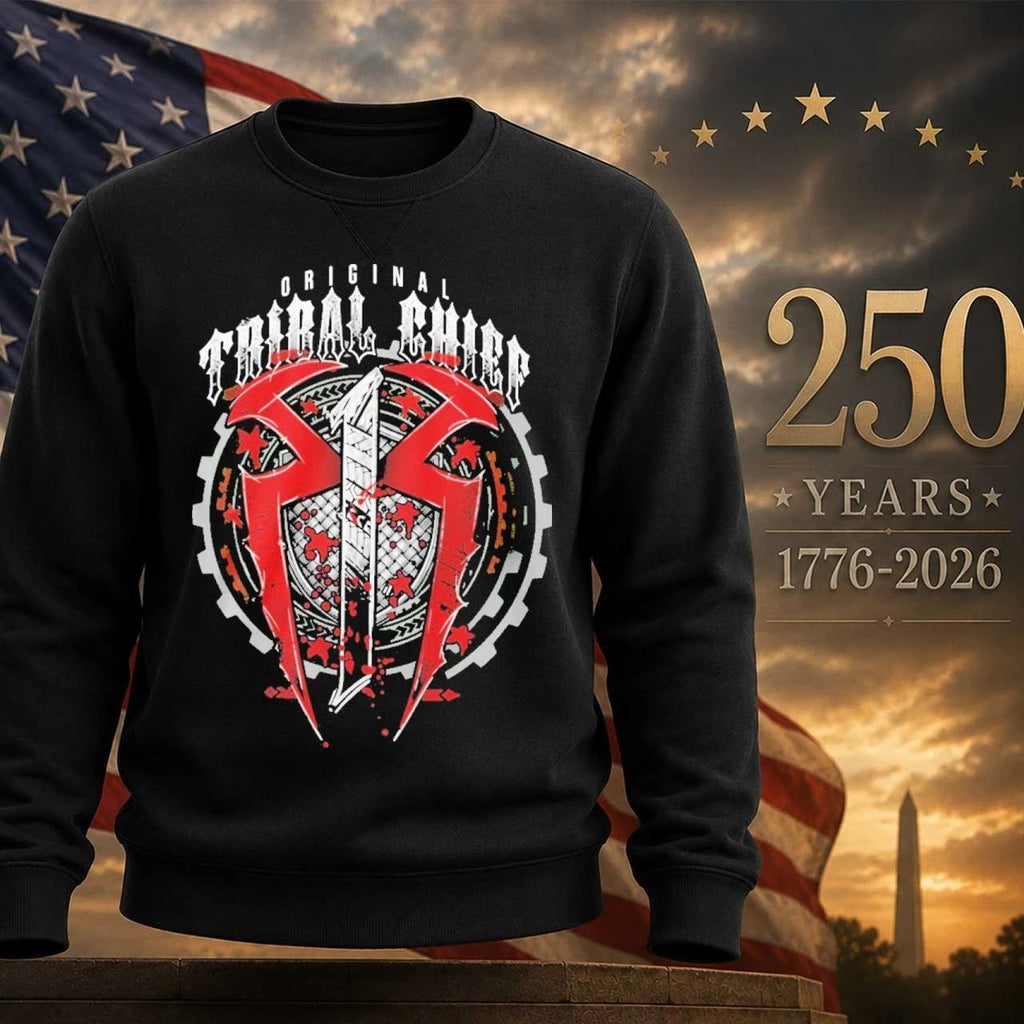 Tribal Chief Roman Reigns Red Shield Shirt