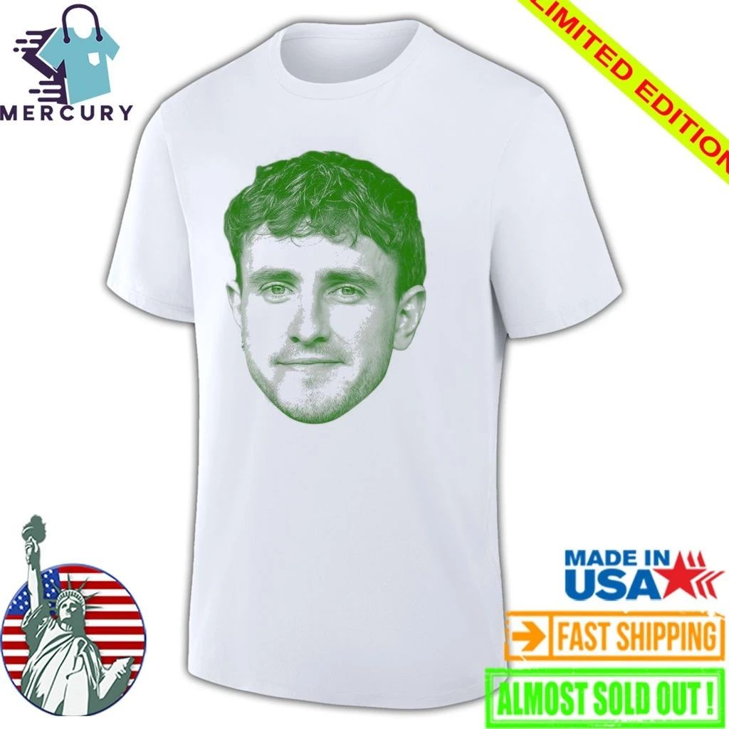 Paul Mescal Irish Baby Tee St Patrick’s Day Lucky 4 Leaf Clover Shirt