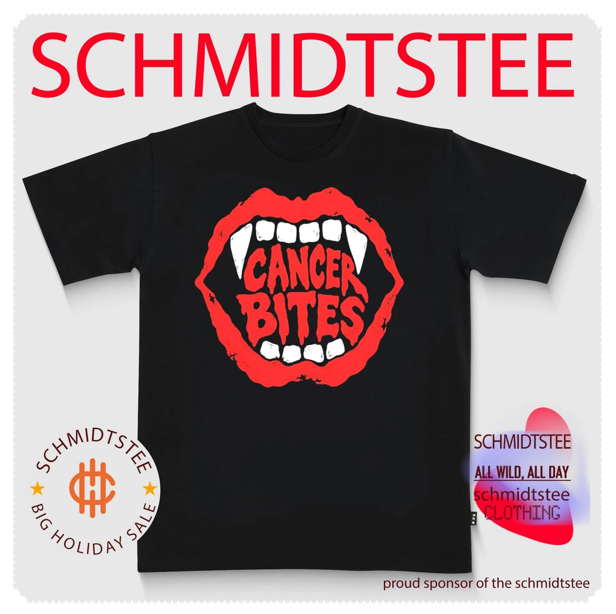 Cancer bites illustration Halloween 2026 shirt