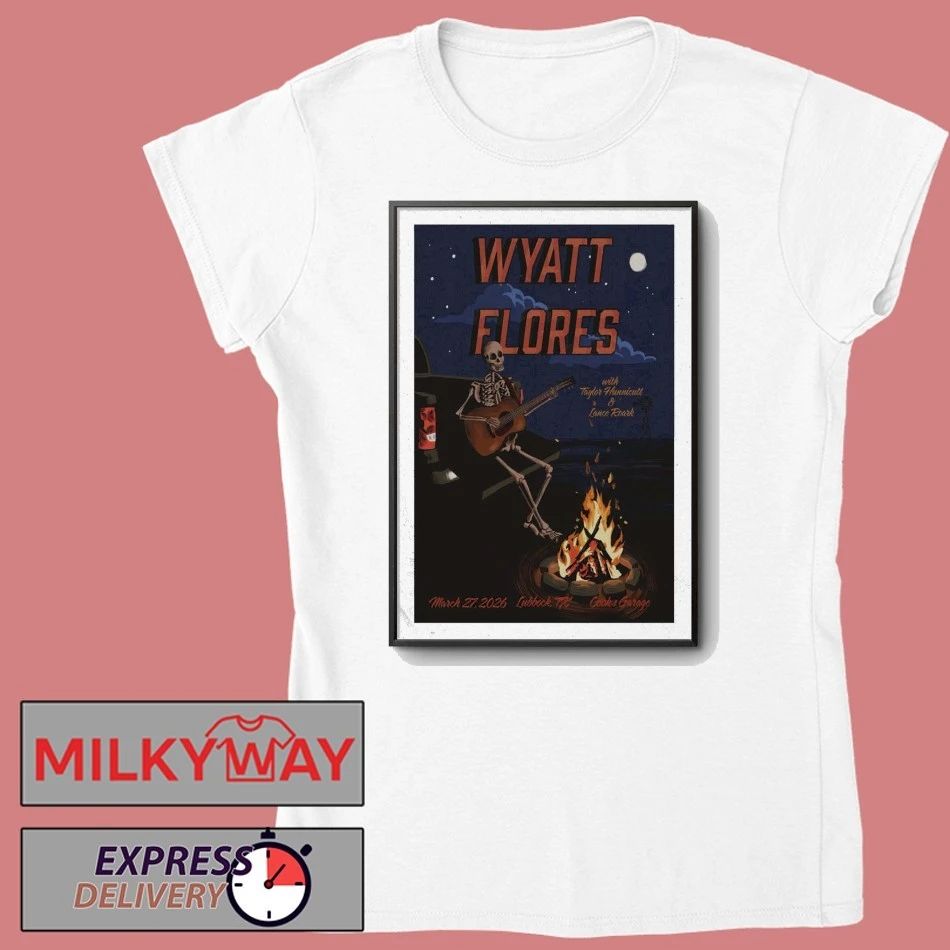 Wyatt Flores March 27 2026 At Cook’s Garage Show Poster shirt