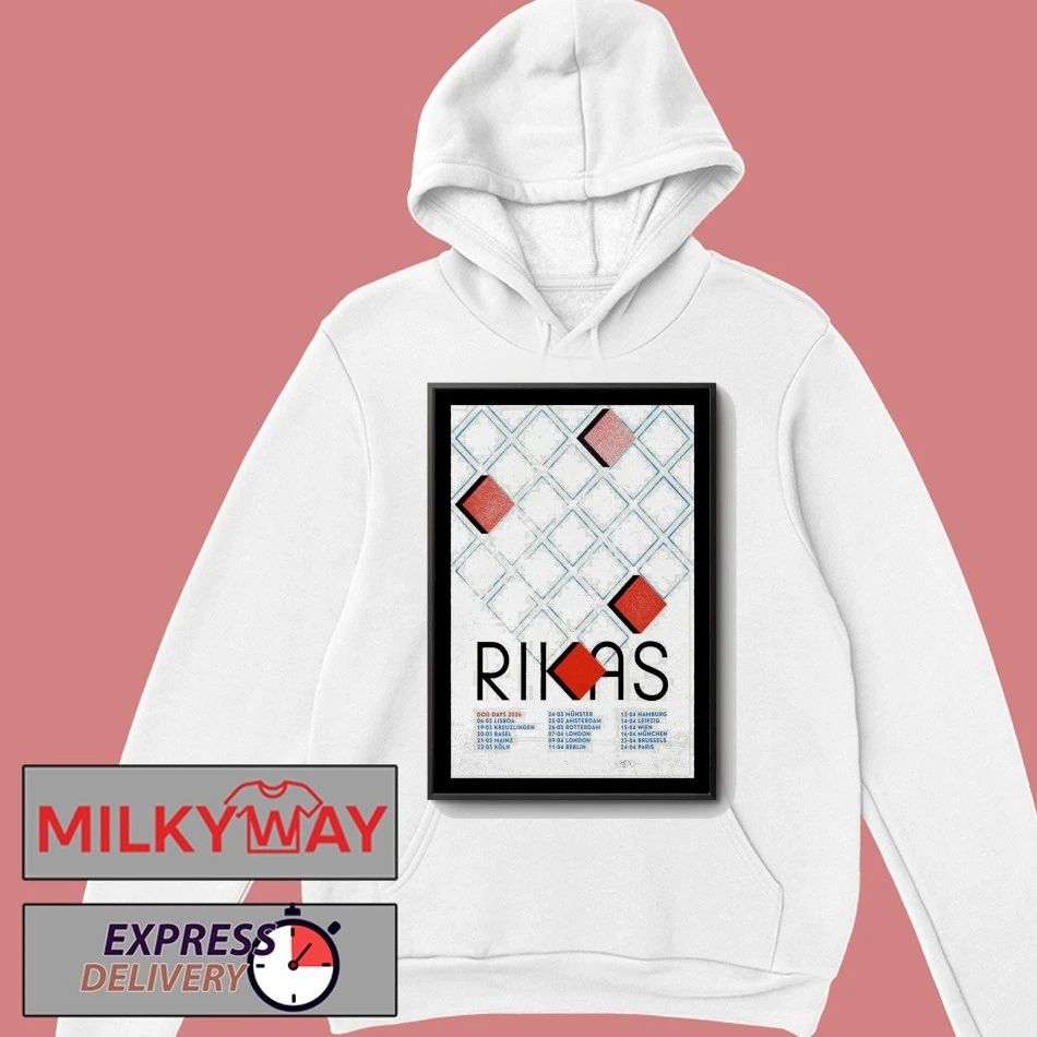 Poster Rikas Dog Days Tour 2026 shirt