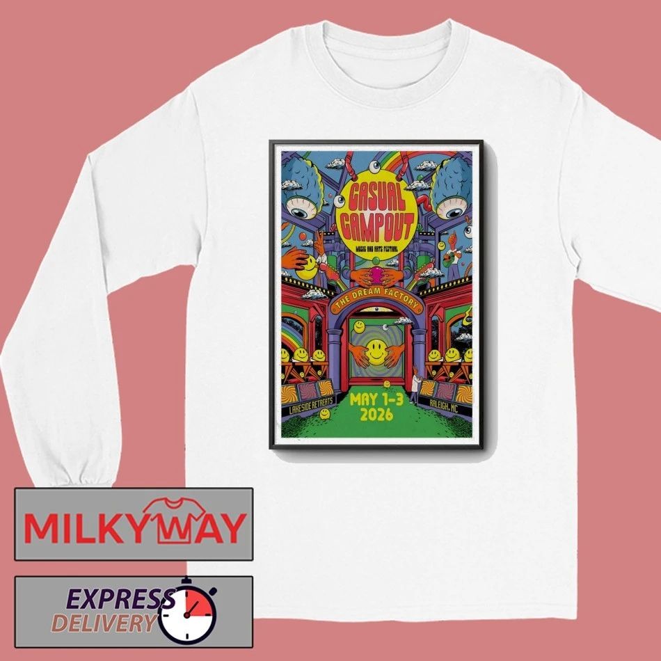 Casual Campout 5 1-5 3 2026 Lakeside Retreats Raleigh NC Poster shirt