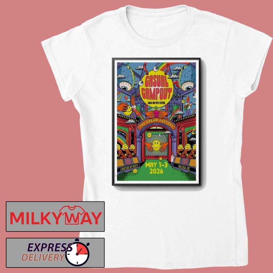 Casual Campout 5 1-5 3 2026 Lakeside Retreats Raleigh NC Poster shirt