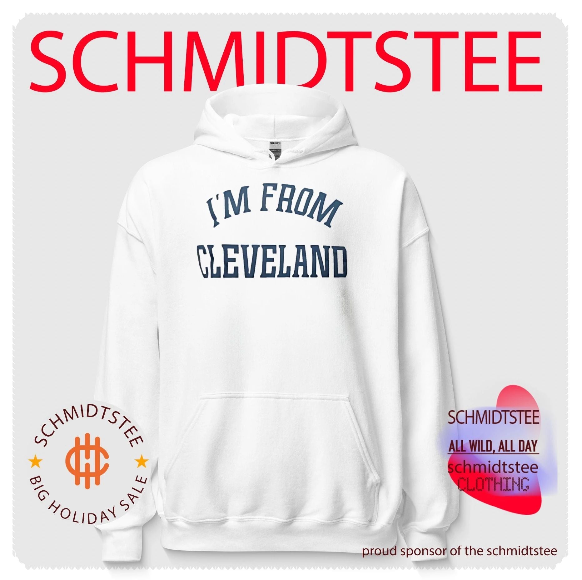 I’m from Cleveland simple text shirt