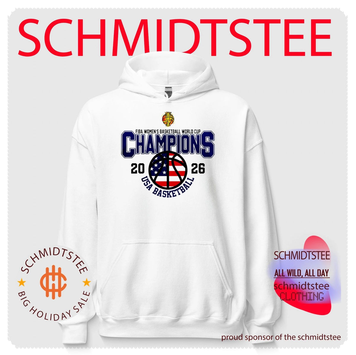 USA Basketball Fiba Women’s World Cup Champions ’26 Basketball shirt