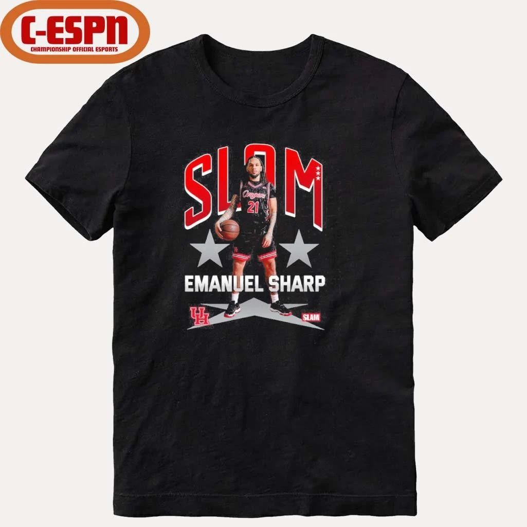 SLAM Houston Men’s Basketball Emanuel Sharp Remix Shirt