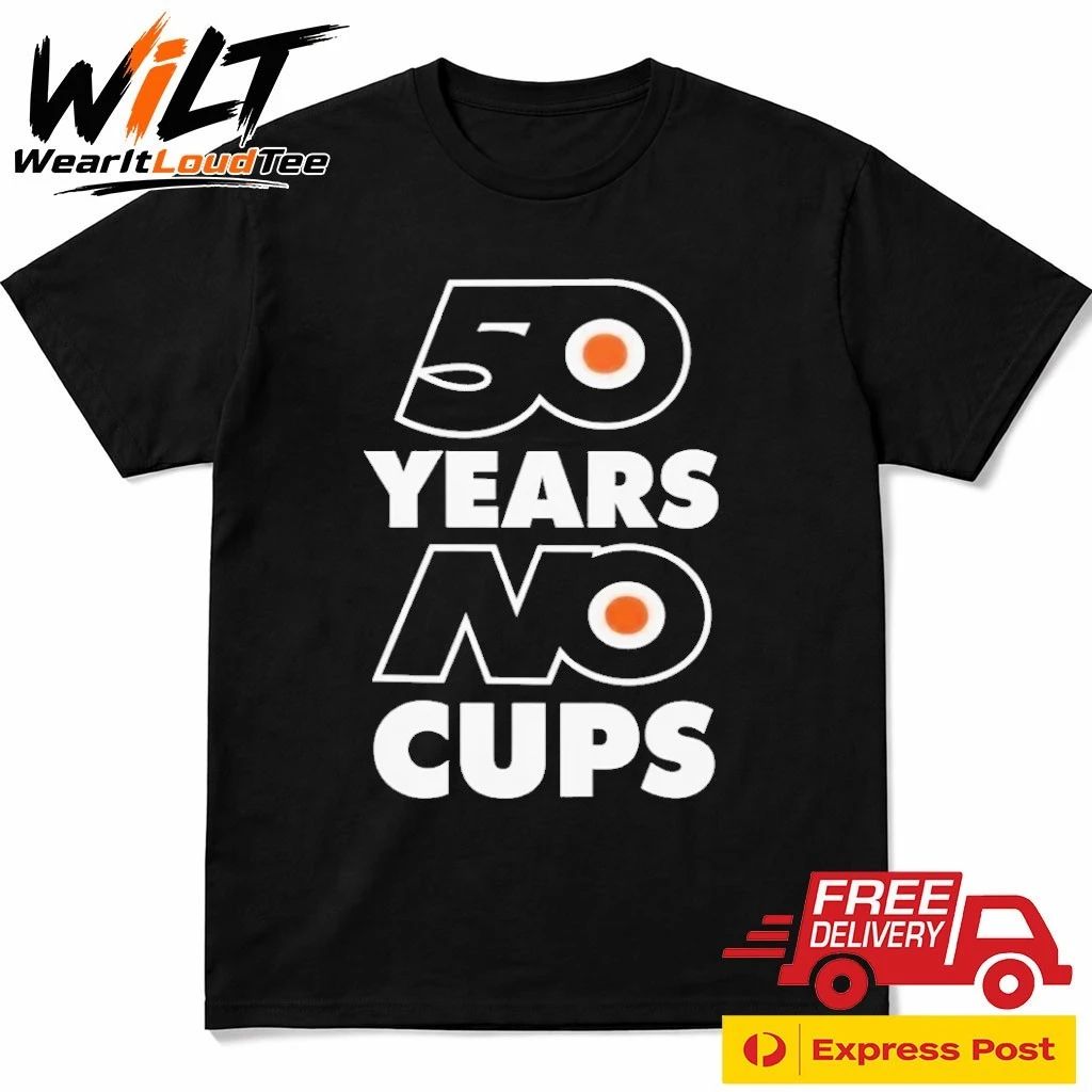 Erik Karlsson Flyers 50 Years No Cups Shirt
