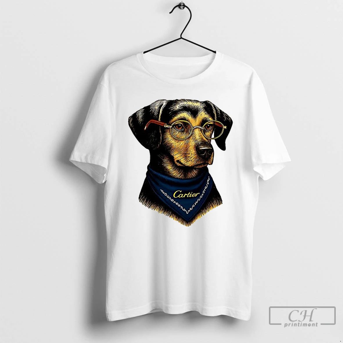 Classic The Gentleman Dog Cartier T Shirts