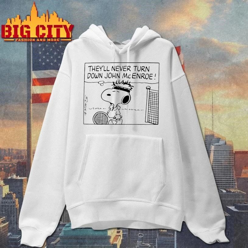 They’ll Never Turn Down John McEnroe Snoopy Shirt