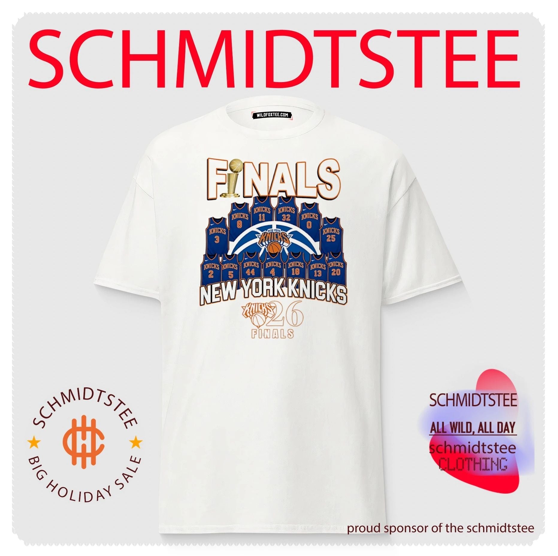 New York Knicks Eastern Conference Finals 2026 jerseys collage shirt