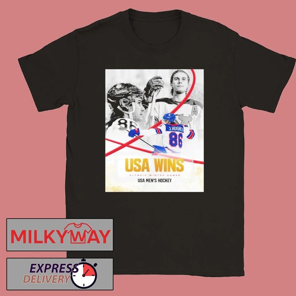 Jack Hughes Golden Boy USA Men’s Hockey Champion Olympic Winter 2026 shirt