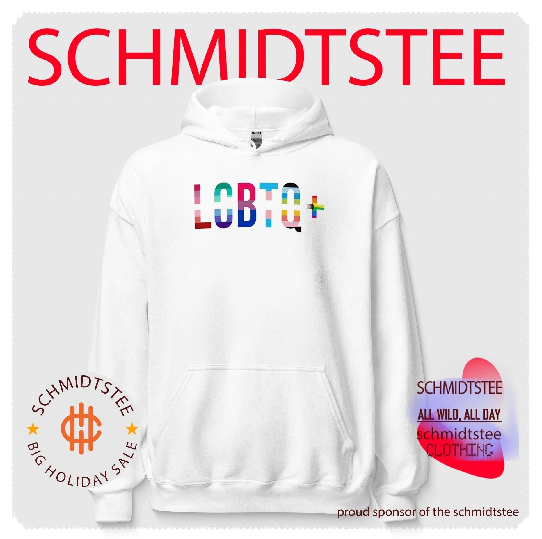 LGBTQ Pride rainbow flag shirt