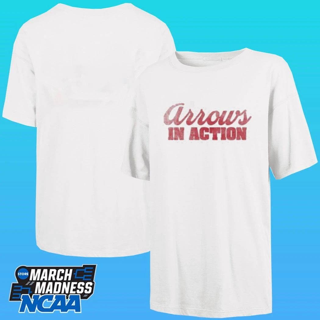 Arrows In Action Script Ringer Shirt