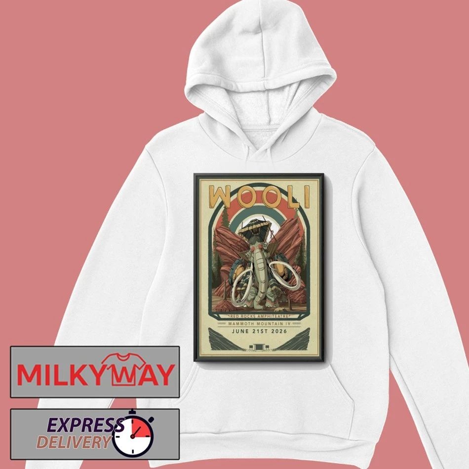 Wooli Jun 21 2026 Red Rocks Amphitheatre Show Poster shirt