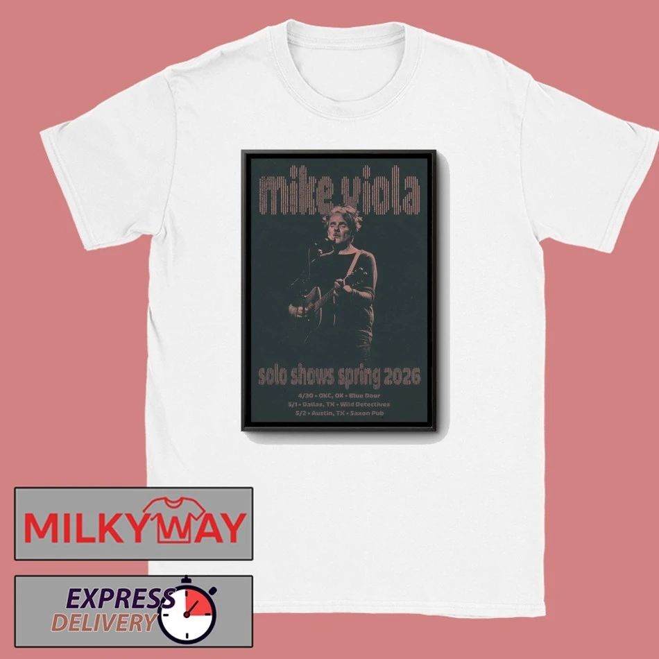 Mike Viola Solo Shows Spring 2026 Poster shirt