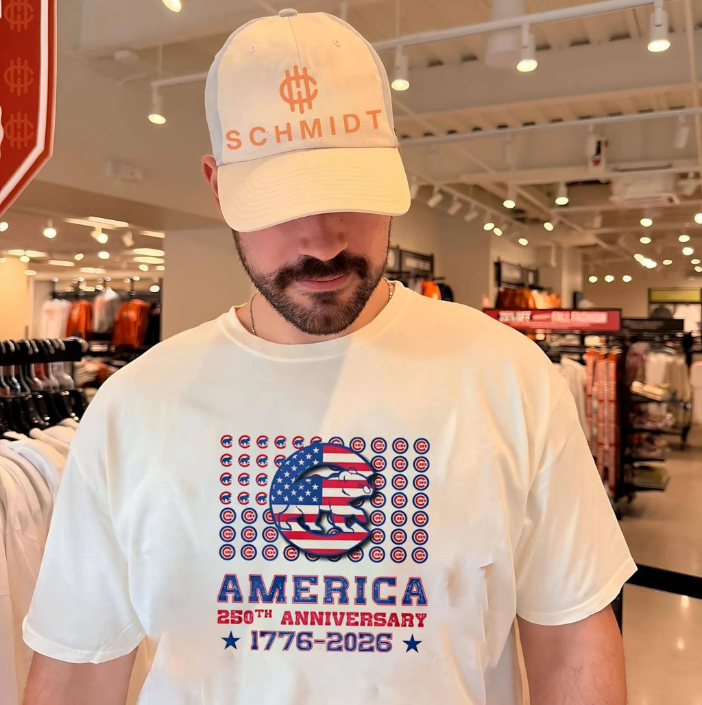 Chicago Cubs America 250th anniversary 1776 2026 graphic shirt