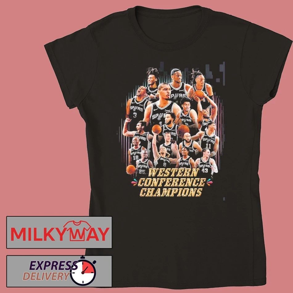 San Antonio Spurs 2026 NBA Final Bound Western Conference Champions T-Shirt