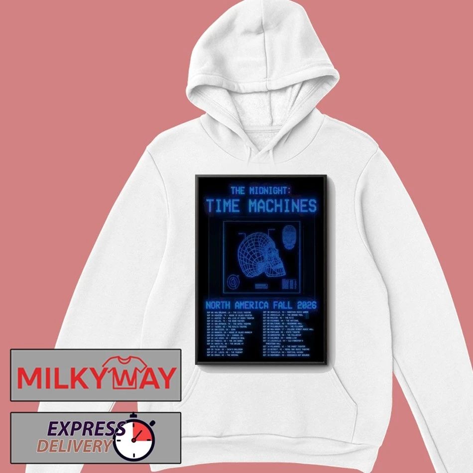 The Midnight Time Machines North America Fall 2026 Shows Poster shirt