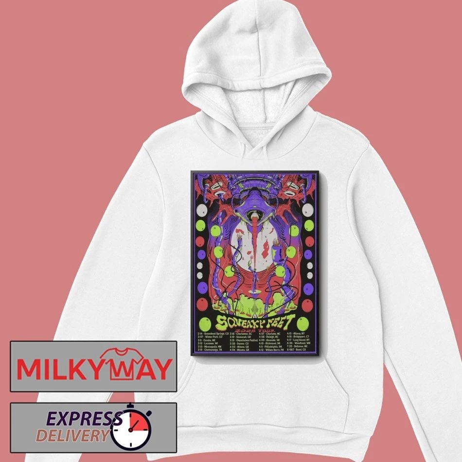 Squeaky Feet Band 2026 Tour Poster shirt
