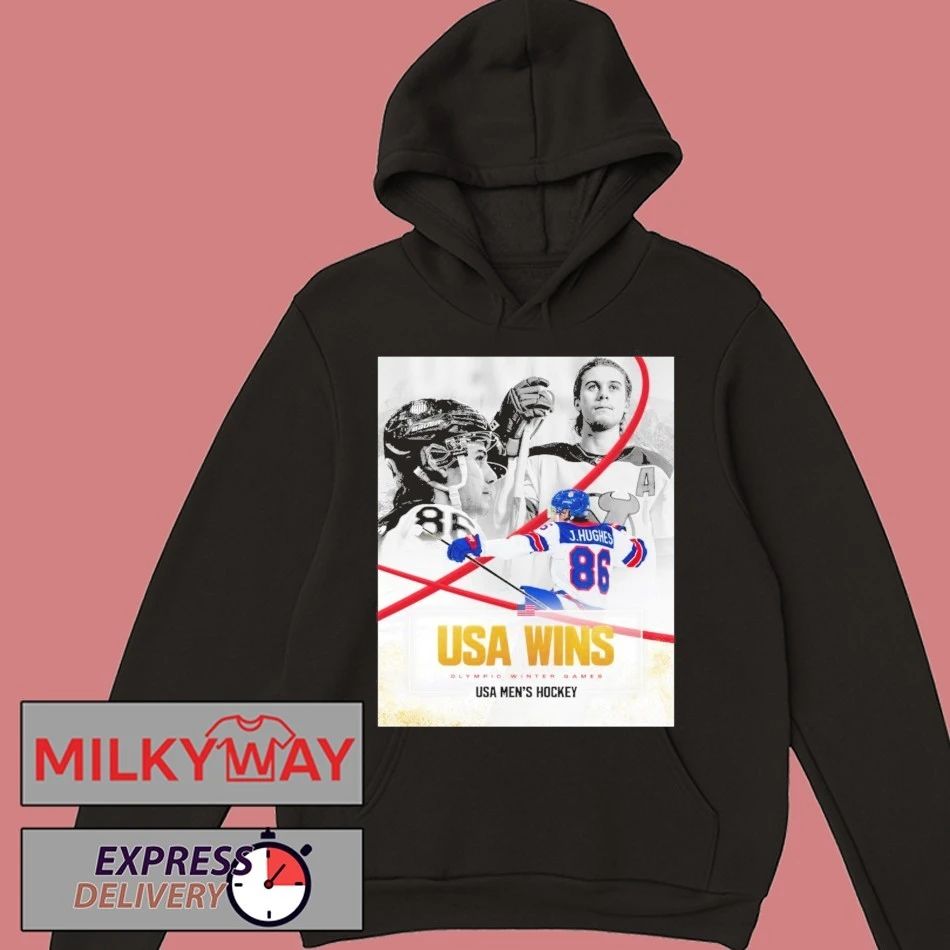 Jack Hughes Golden Boy USA Men’s Hockey Champion Olympic Winter 2026 shirt