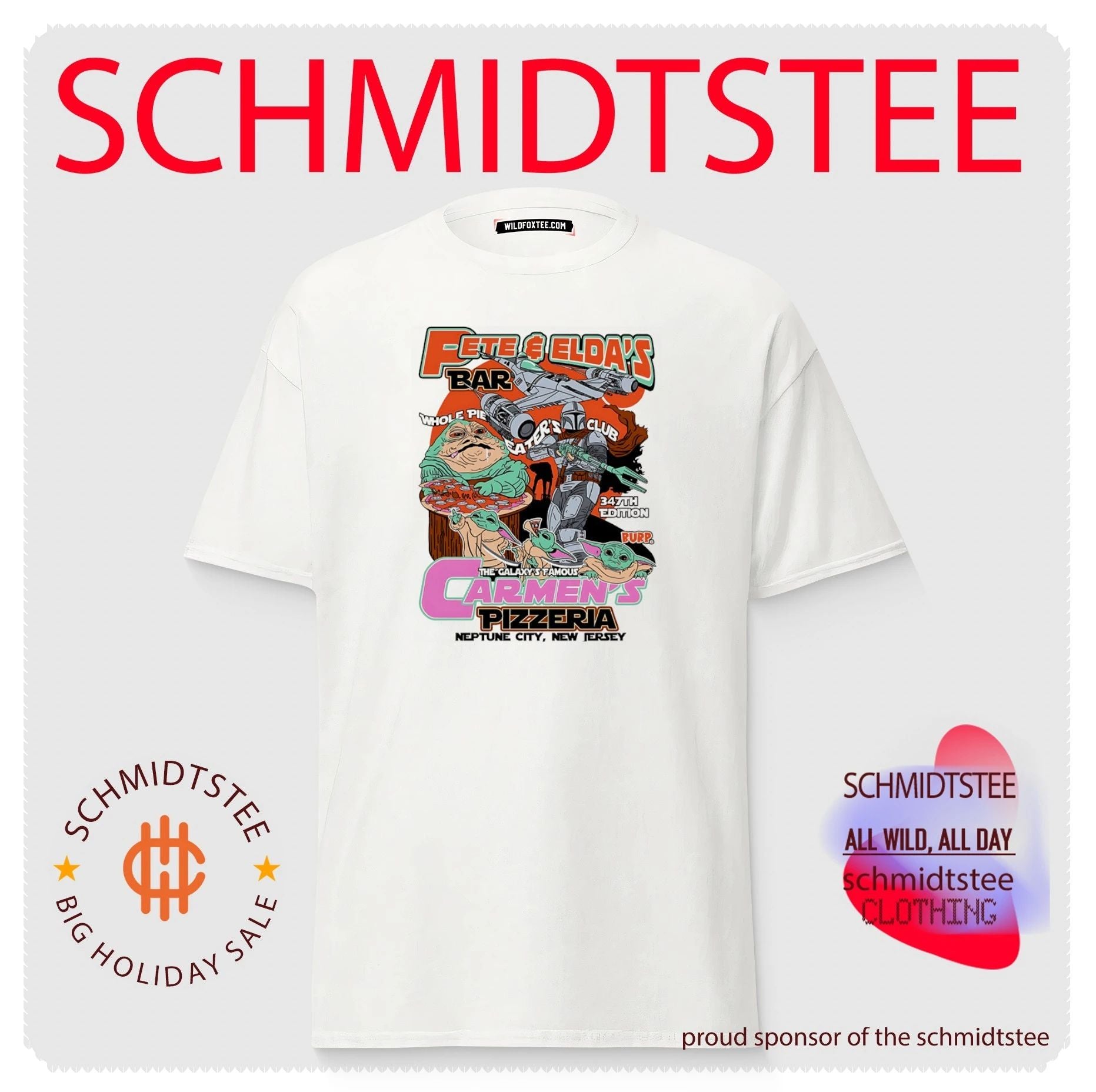 Pete E Elda’s bar 347th eadition Carment’s Pizzeria shirt