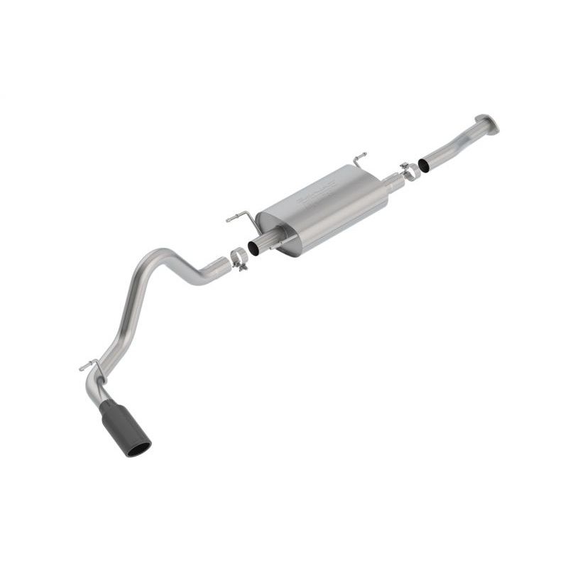 Borla 16-18 Toyota Tacoma 3.5L AT 4DR CC Short Bed S-Type SS Catback Exhaust – Black Chrome Tip