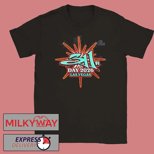 311 Band 311 Day Las Vegas Nevada 2026 Event Tee Dolby Live At Park MGM On March 7-8 2026 Two Sided T-Shirt