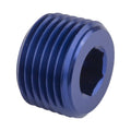 Proflow Fitting Aluminium Socket Plug 3/4in. NPT, Blue PFE932-12