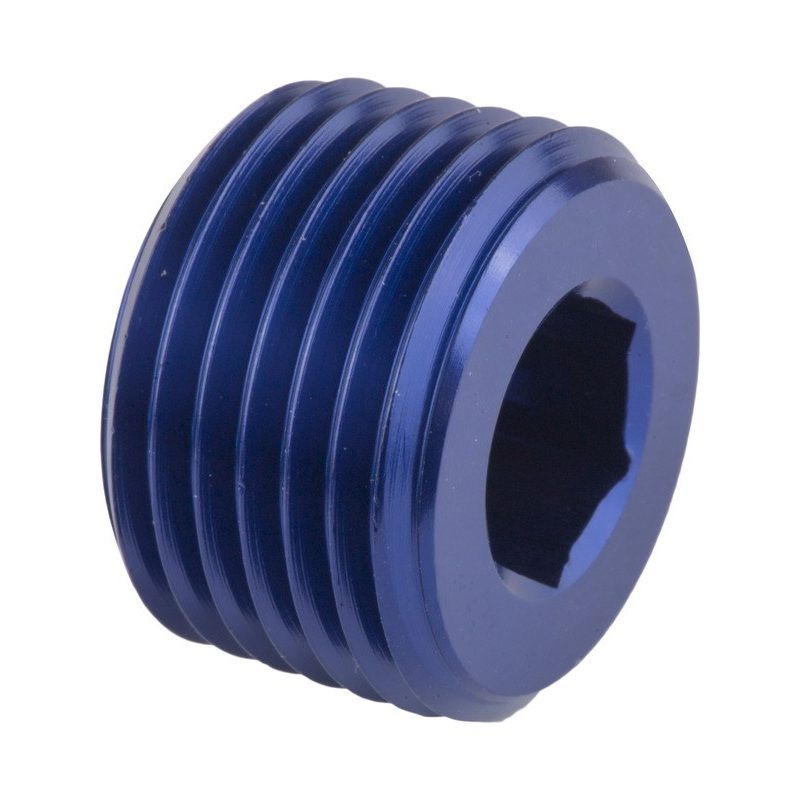 Proflow Fitting Aluminium Socket Plug 3/4in. NPT, Blue PFE932-12