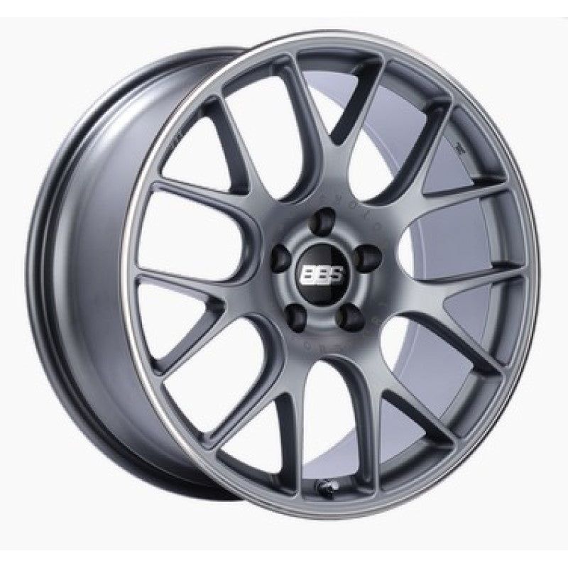 BBS CH-R 20×9 5×120 ET44 Satin Titanium Polished Rim Protector Wheel -82mm PFS/Clip Required