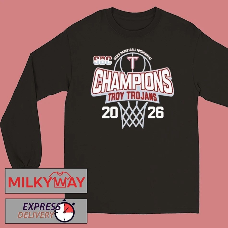 Congrats Troy Trojans Champions 2026 Sun Belt Men’s Basketball Tournament shirt