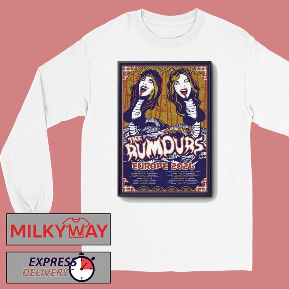 The Rumours Tour 2026 Europe Poster shirt