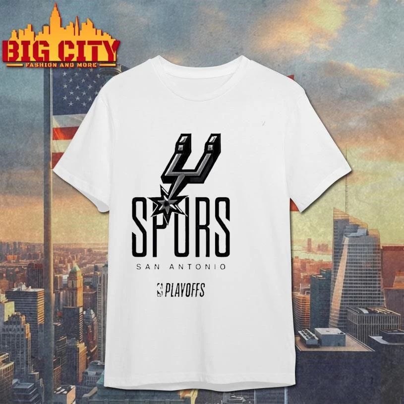 San Antonio Texas Spurs Basketball Team Playoffs National Basketball Association White Shirt
