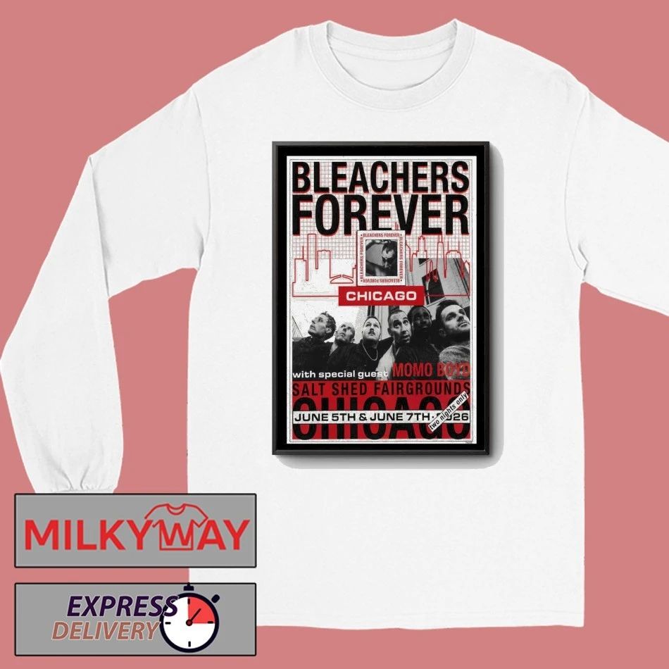 Bleachers June 7 2026 The Salt Shed Outdoors, Chicago, IL Poster shirt