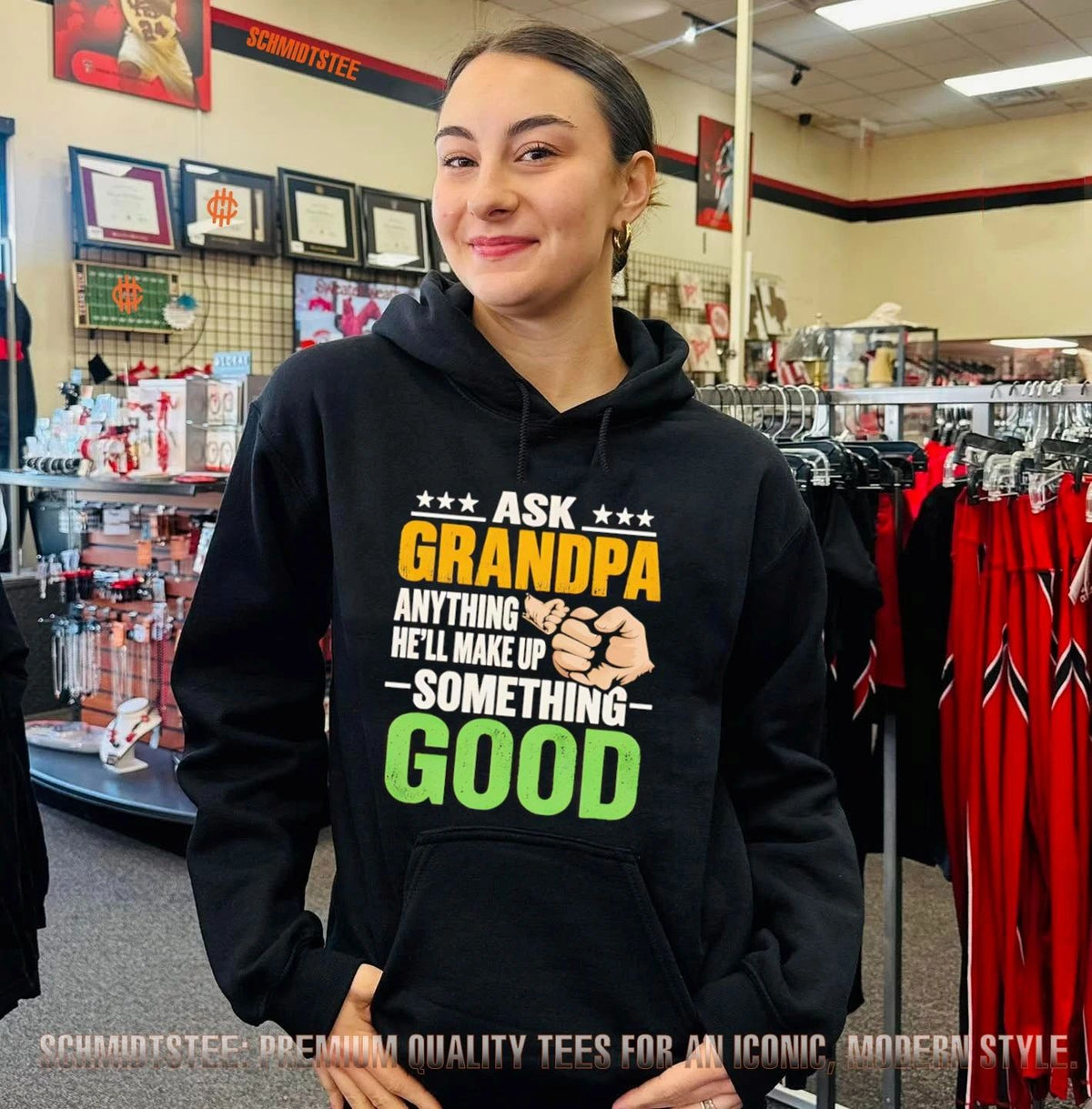 Ask Grandpa Anything He Will Make Up Something Good shirt