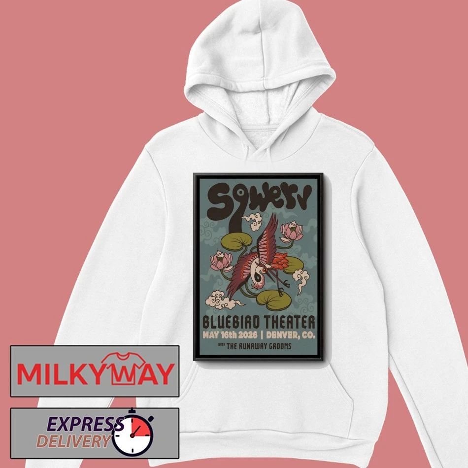 Sqwerv May 16 2026 Bluebird Theater in Denver CO Poster shirt