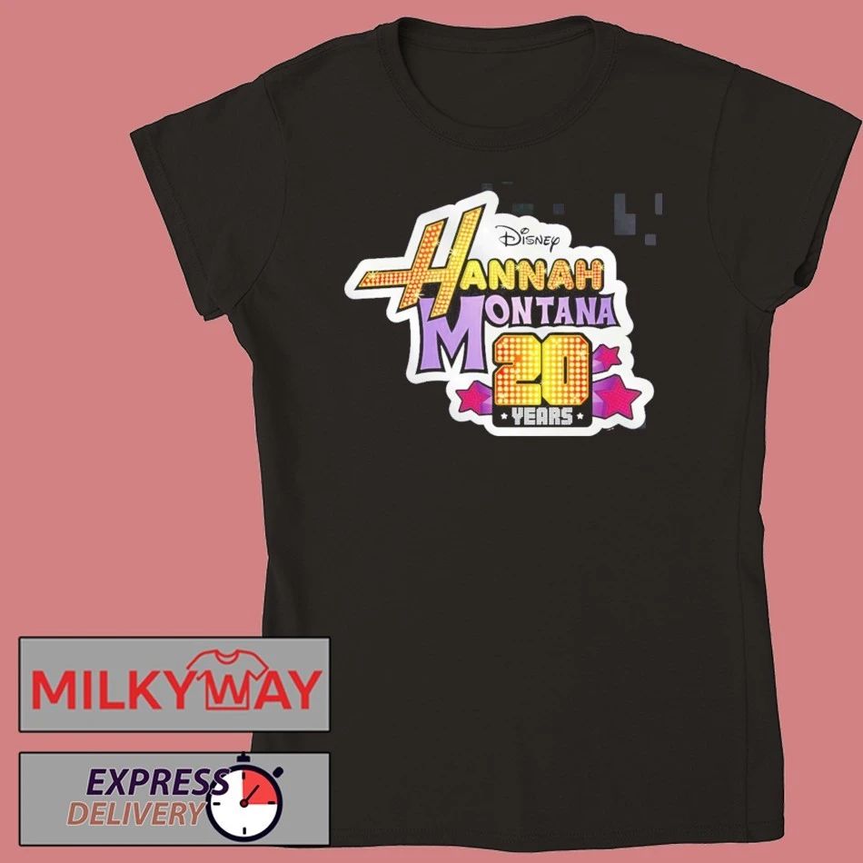 Hannah Montana 20 Years Anniversary Official Logo T-Shirt