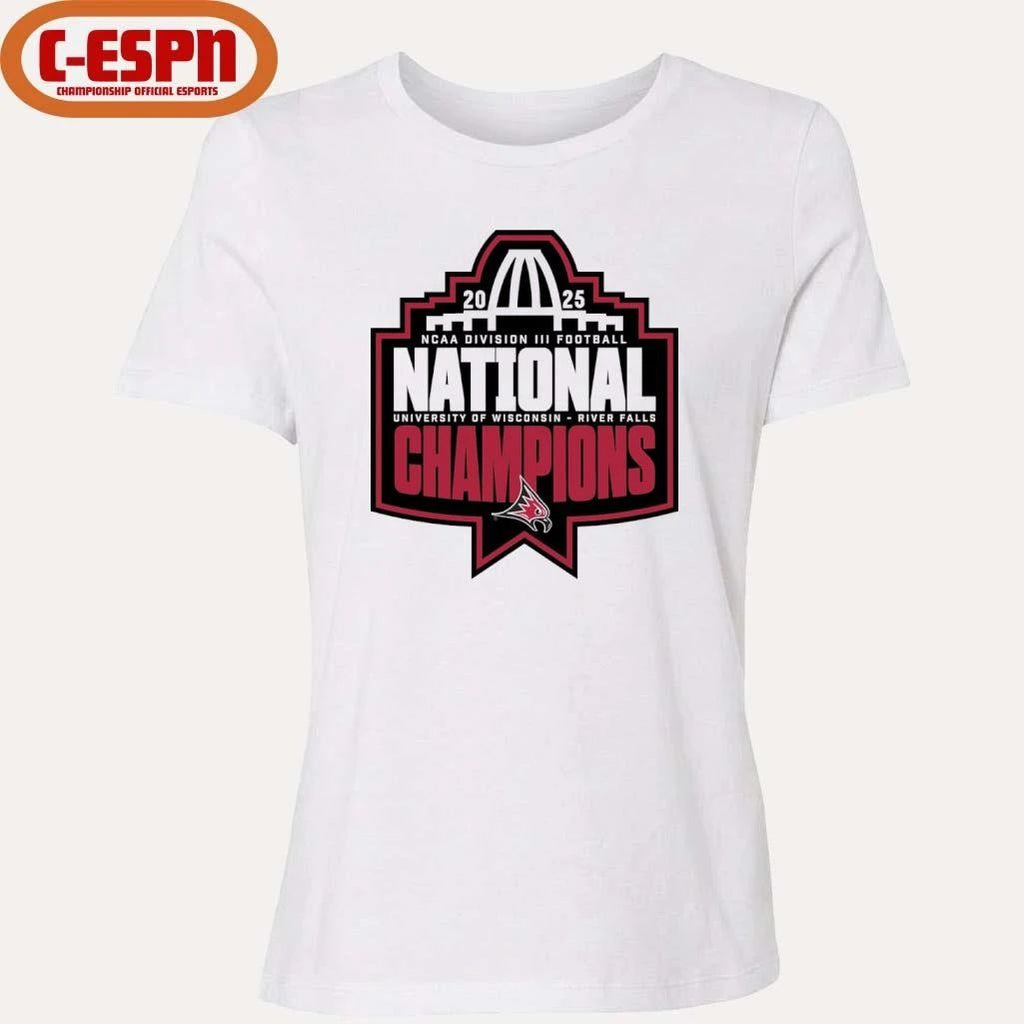 Falcons Football National Champions Logo T-Shirt