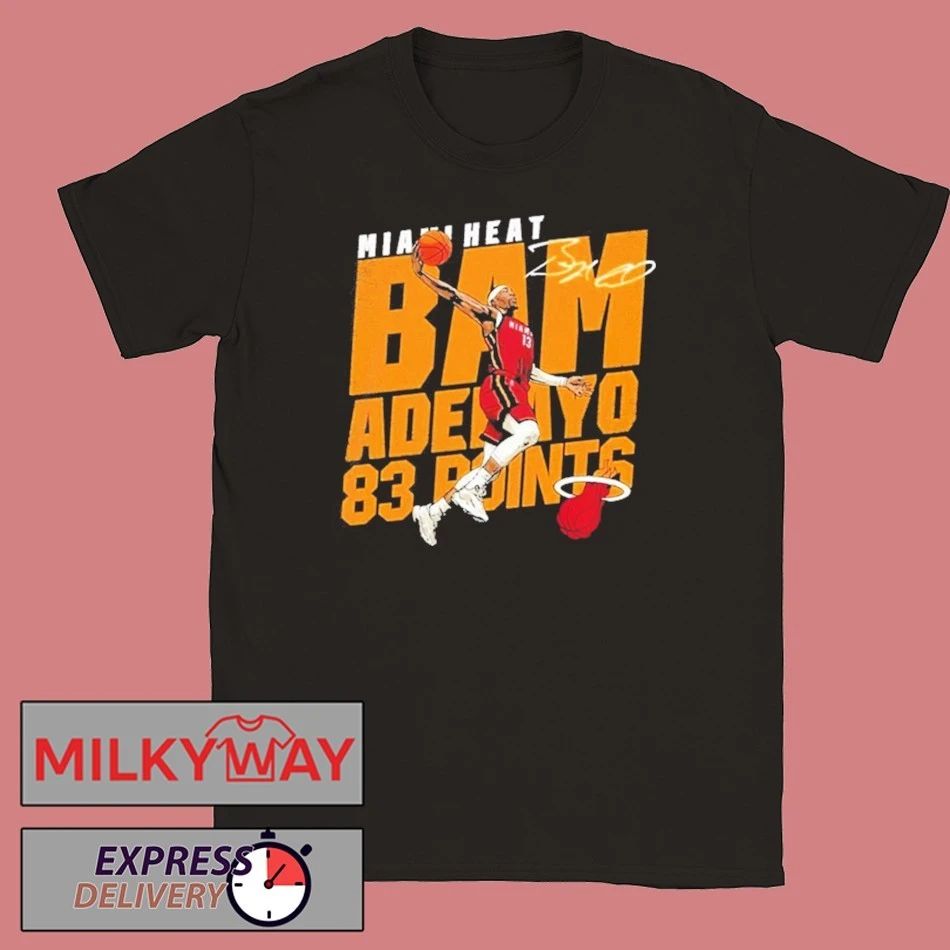 Bam Adebayo Miami Heat Adebayo 83 Points shirt